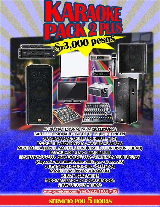 Karaoke paquete 2 Plus