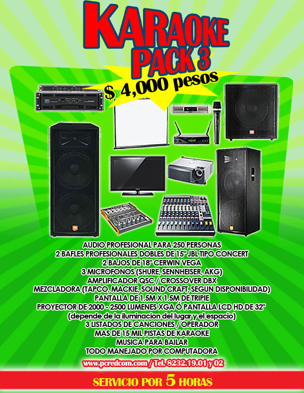 Karaoke paquete 3