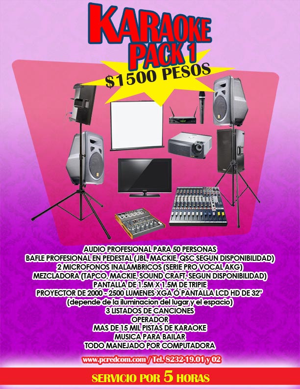 Karaoke pcredcom pack 1