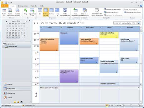 Mantenerse sincronizado con los clientes y el calendario