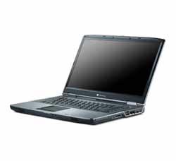 Laptop Gateway 6801m, Vel Core 2 Duo T5450, RAM 1 Gb, 160 Gb, Pantalla 15.4