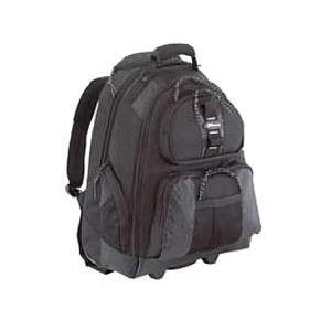 Mochila para laptop BACK PACK NYLON CON RUEDITAS P/LAP 15.4 NEGRO
