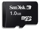 Memoria microsd 1gb sandisk con adaptador
