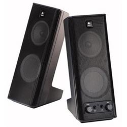 BOCINAS LOGITECH X-140 PC/MP3/MAC ESTEREO GRAVES MEJORADOS RMS 5WATTS