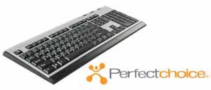TECLADO PERFECT CHOICE PC-200383 UP COMBO USB+PS2