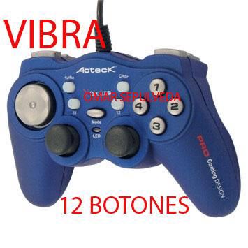 Joystick Control Con Vibracion 12 Botones Gamepad