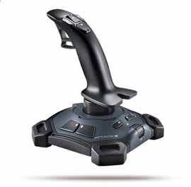 Joystick Logitech Attack 3 con 11 botones, USB