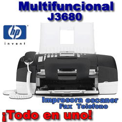 OFICCEJET HP 3680, VERTICAL CON AURICULAR