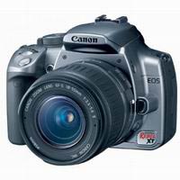 CAMARA CANON SLR DIGITAL EOS REBEL XTI PLATA 10MPX EF18-55MM