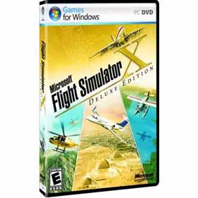 FLIGHT SIMULATOR X DELUXE WIN 32 SPANISH DVD CASE CD