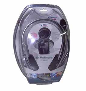 COMBO DIADEMA Y CAMARA DE INTERNET MONTAJE P/PANTALLA LCD,USB,CTRL VOLUMEN