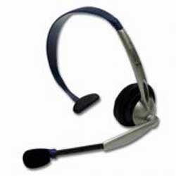 AUDIFONO/DIADEMA CON UN AURICULAR ACOJINADO, MICROFONO C/CTROL DE VOL.