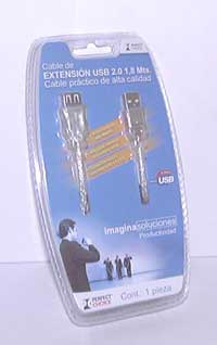 CABLE USB EXTENSION 1.8 MTX AM/AH CAJA