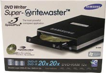 QUEMADOR DE DVD SAMSUNG+/-20X08DL L/SNEGRO USB EXTERNA  LIGHTSCRIBE