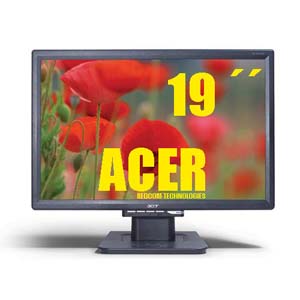Monitor 19 LCD Acer negro widescreen Mod. AL1916W Ab 5ms Widescreen ultrarapido