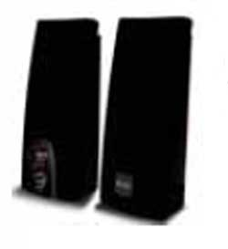 PAR DE BOCINAS DE 200 WATTS PMPO NEGRO