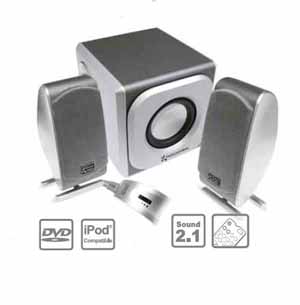 BOCINAS 2.1 C/ CONTROL ALAMBRICO 2000W