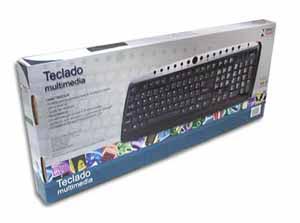 TECLADO MULTIMEDIA PERFECT CHOICE NEGRO