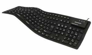 TECLADO ACTECK AT-FX4000 FLEXIBLE NEGRO USB PORTATIL