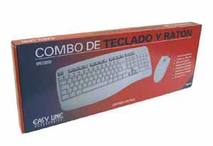 TECLADO Y MOUSE GRIS PS/2