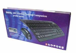 COMBO TECLADO Y MOUSE OPTICO/INALAMBRICO MARCA BENQ