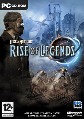 RISE OF NATIONS: RISE OF LEGENDS WIN 32 SPANISH DVD CASE CD