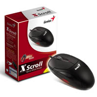 MOUSE GENIUS OPTICO XSCROLL NEGRO PS2 GM-03022P