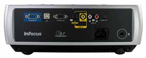 PROYECTOR INFOCUS IN26+ vista trasera
