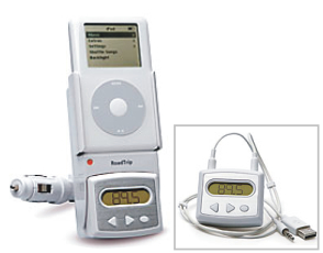 Transimsor FM y Cargador de auto para iPod Griffin
