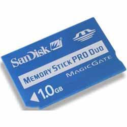 MEMORIA SANDISK MEMORY STICK PRO DUO 1GB