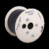 Carrete de 1 km de Fibra Óptica Drop para Interior G.657A2 Monomodo de 2 hilos, Dieléctrica, Forro Negro IC-DROPA2-2C