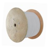 Bobina de Cable Blindado F/UTP de 4 Pares, Z-MAX, Cat6A, Soporte de Aplicaciones 10GBase-T, CM, Color Blanco, 305m 9A6M4-A5-02