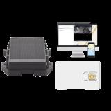 KIT Localizador 4G con carga solar / Semiautónomo / Rastreo de contenedores / Cajas de tráiler / Alarma de sabotaje audible / Incluye Licencia vitalicia EPCOMGPSCODE y SIM de datos SIM500MB2Y LL303KIT2