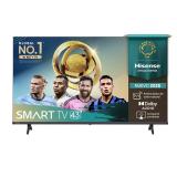 TELEVISION 43 PULGADAS LED HISENSE 43A4NV SMART VIDAA, FULL HD, DTS VIRTUAL X, WIFI 43A4NV