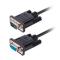CABLE DE 3M SERIAL RS232 PARA MODEM NULO, CROSSOVER CRUZADO BLINDADO, CABLE DB9 PUERTO COM HEMBRA A MACHO COMPATIBLE DTE - STARTECH.COM MOD. 9FMNM-3M-RS232-CABLE 9FMNM-3M-RS232-CABLE