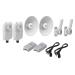 Kit de 2 radios B5X con kit de antenas de (25 dBi), rango de frecuencia extendida (4.9 a 6.4 GHz),