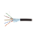 Bobina de Cable Blindado F/UTP de 4 Pares, Para Exterior con Gel, Cat6A (23 AWG), Industrial para Climas Extremos, Enterrado Directo, Color Negro, 305 m 9A6O4-A5-01AR1A