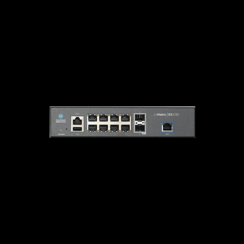 Switch inteligente cnMatrix EX2010 capa 3 de 13 puertos (8 Ethernet Gigabit, 2 SFP, 1 consola, 1 MNG