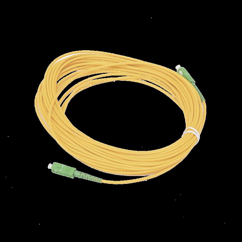 Jumper de Fibra Óptica Simplex, Monomodo, con Conectores SC/APC-SC/APC, 10 metros OFC-SC/APC-SC/APC