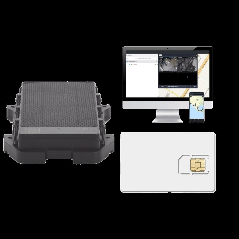 KIT Localizador 4G con carga solar / Semiautónomo / Rastreo de contenedores / Cajas de tráiler / A