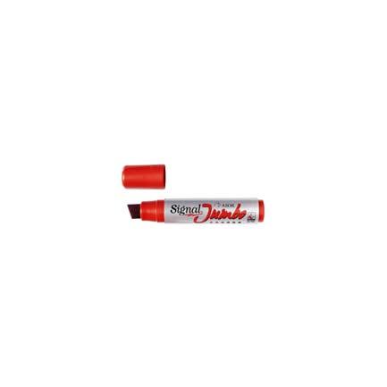 MARCADOR PERMANENTE SIGNAL JUMBO ROJO PQ04 43000RO