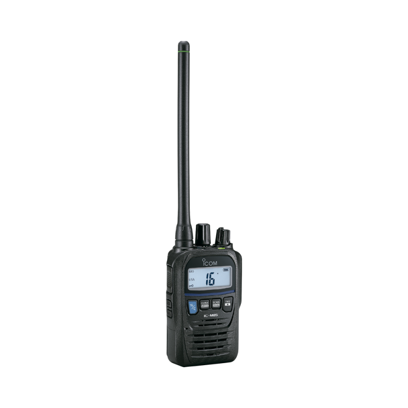 RADIO PORTÁTIL MARINO ICOM IC-M85UL, Intrìnsecamente seguro (IS), comercial en VHF. incluye los canales USA, INT, CAN, y del clima.