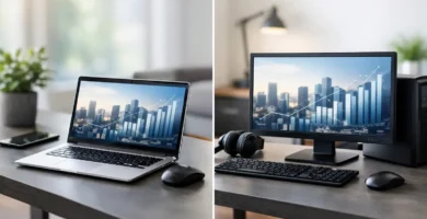 Laptop o computadora escritorio: cuál conviene