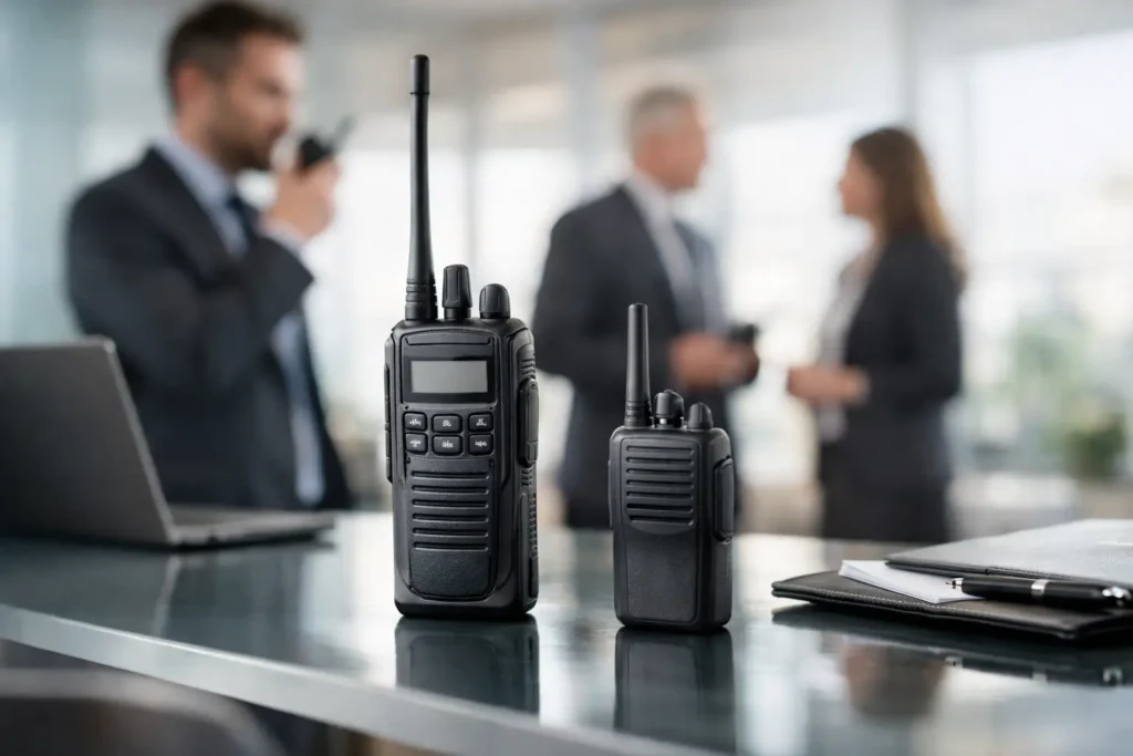 Radios Kenwood para comunicación empresarial