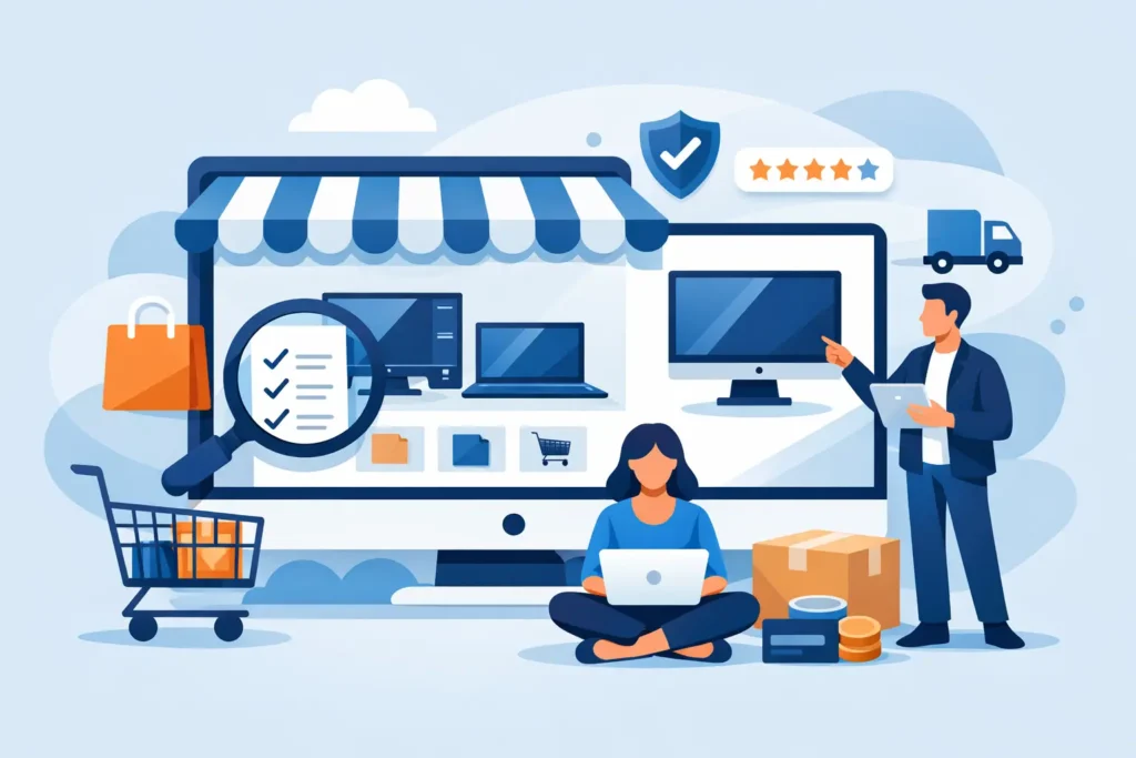 Tienda de computadoras en linea: qué revisar