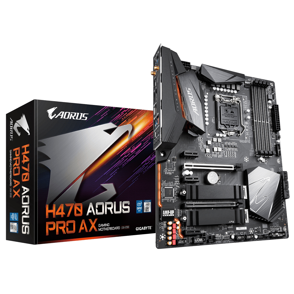 TARJETA MADRE GIGABYTE Z470 AORUS PRO AX LGA 1200 ATX 10TH WIFI