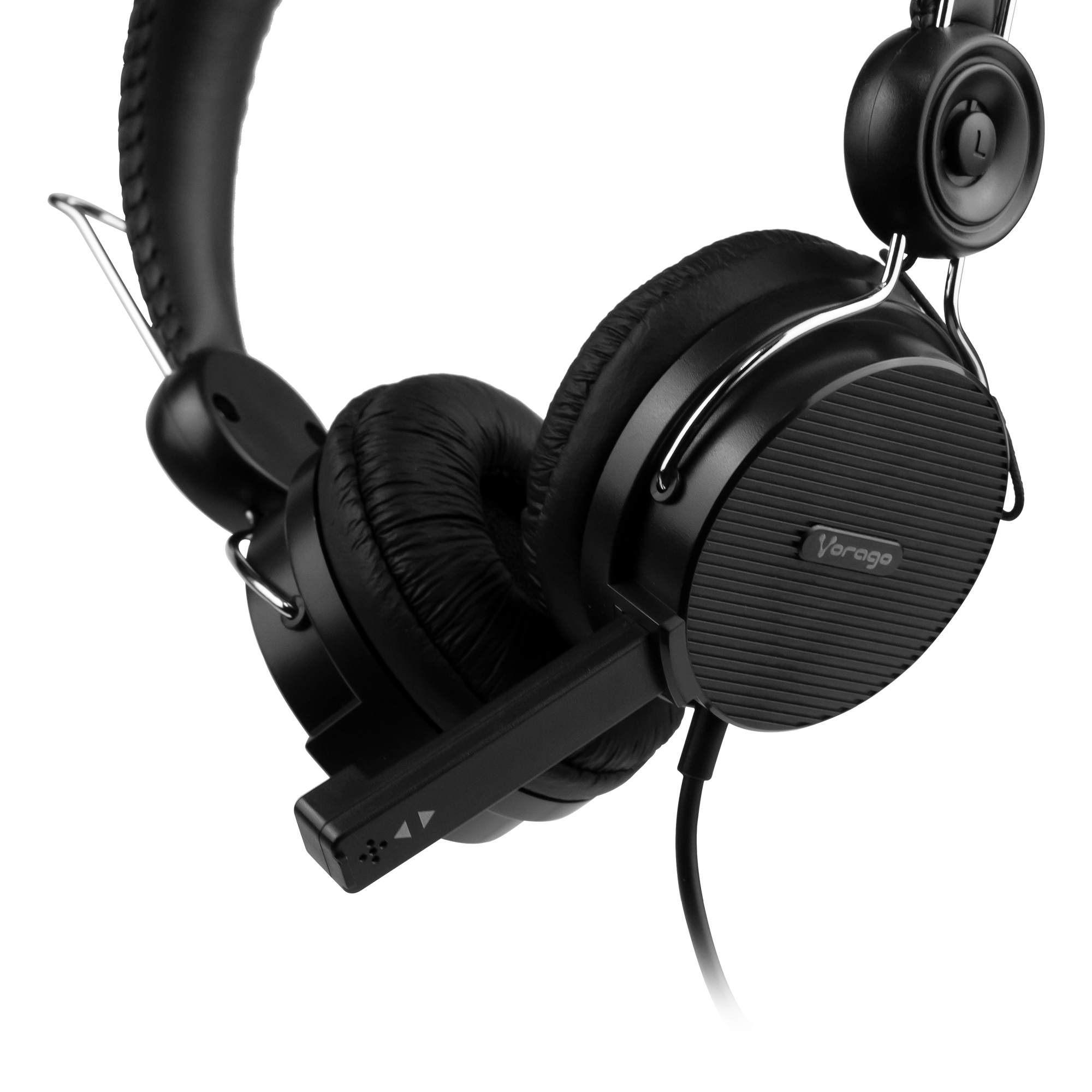 Headphones Auriculares Vorago Audífonos Diadema Con Micrófono