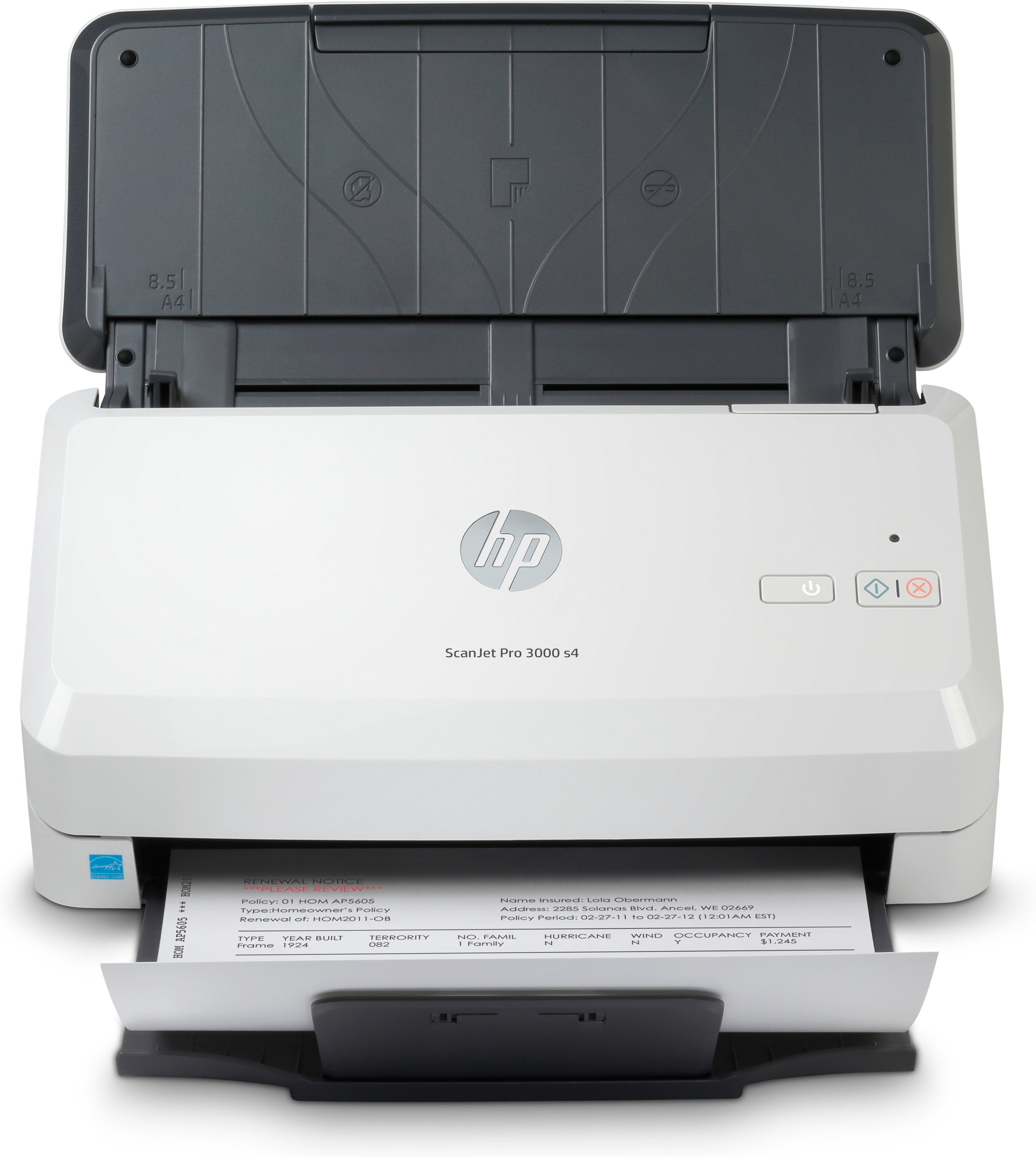 Escáner HP ScanJet Pro 3000 s4 ADF Resolución 600dpi 6FW07A#BGJ