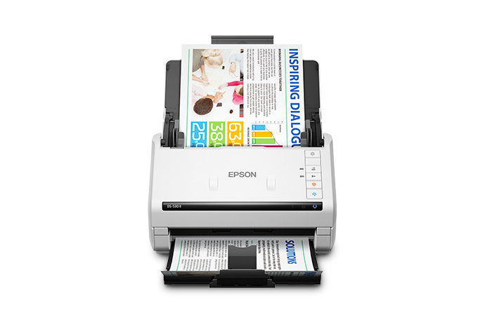 SCANNER EPSON DS-530 II, 35 PPM / 70 IPM, 600 DPI, 30 BITS, USB, ADF, DUPLEX B11B261202