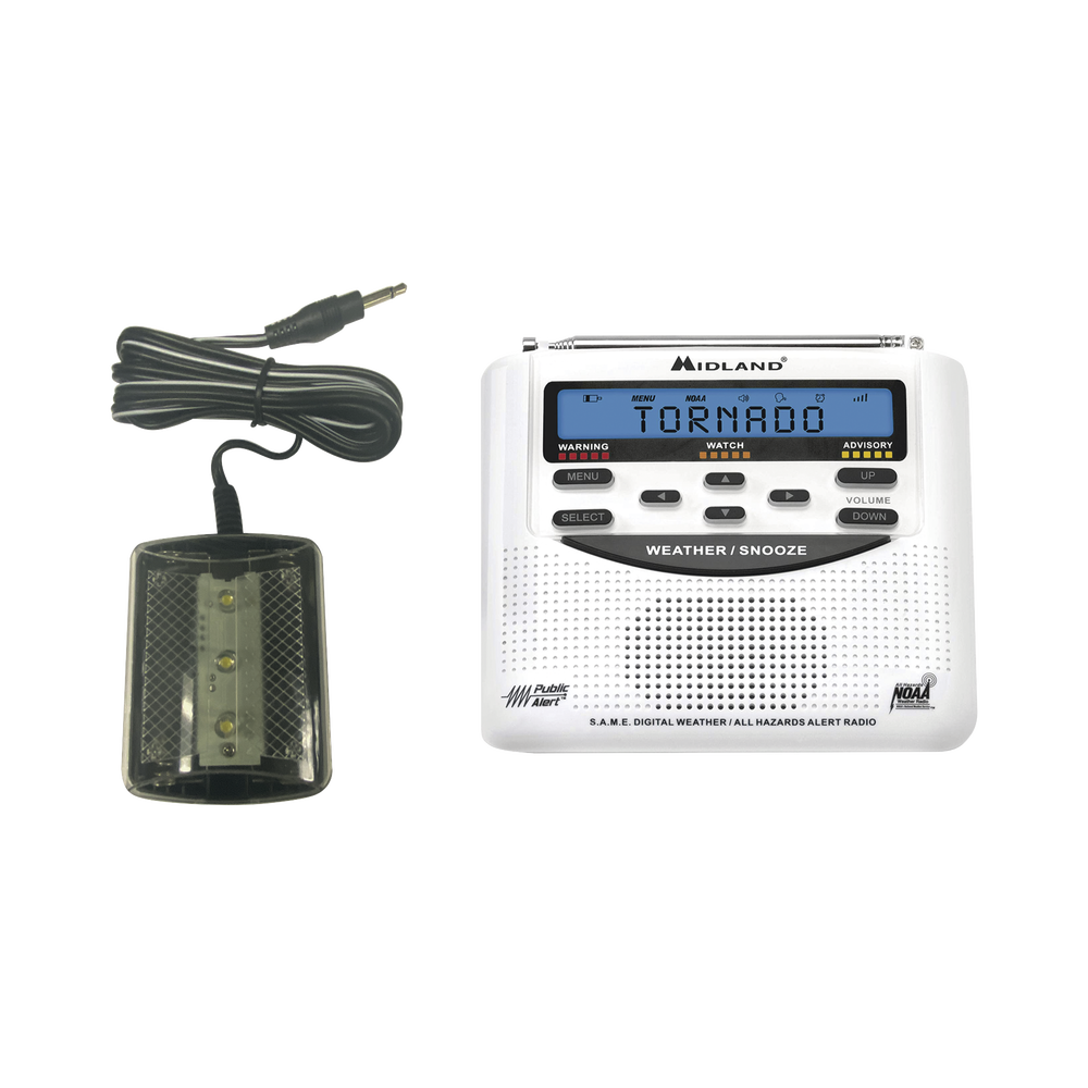 Radio receptor Midland WR120/STR del Sistema de Alerta Sísmica Mexicano